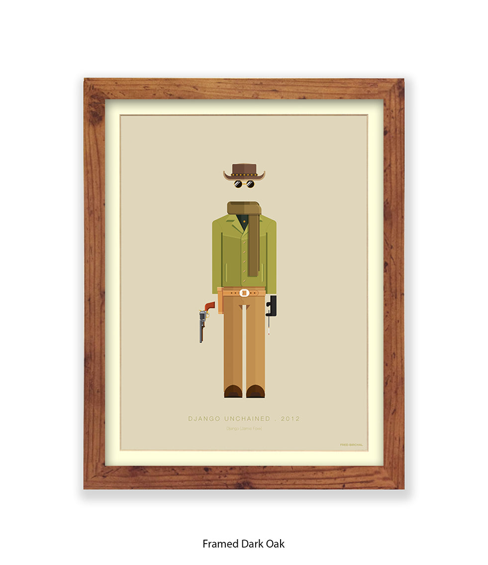 Django Unchained Fred Birchal Art Print