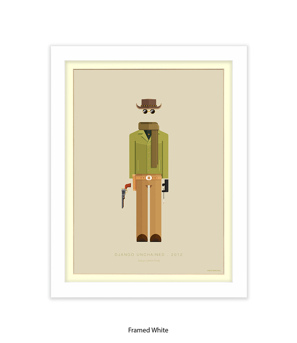 Django Unchained Fred Birchal Art Print