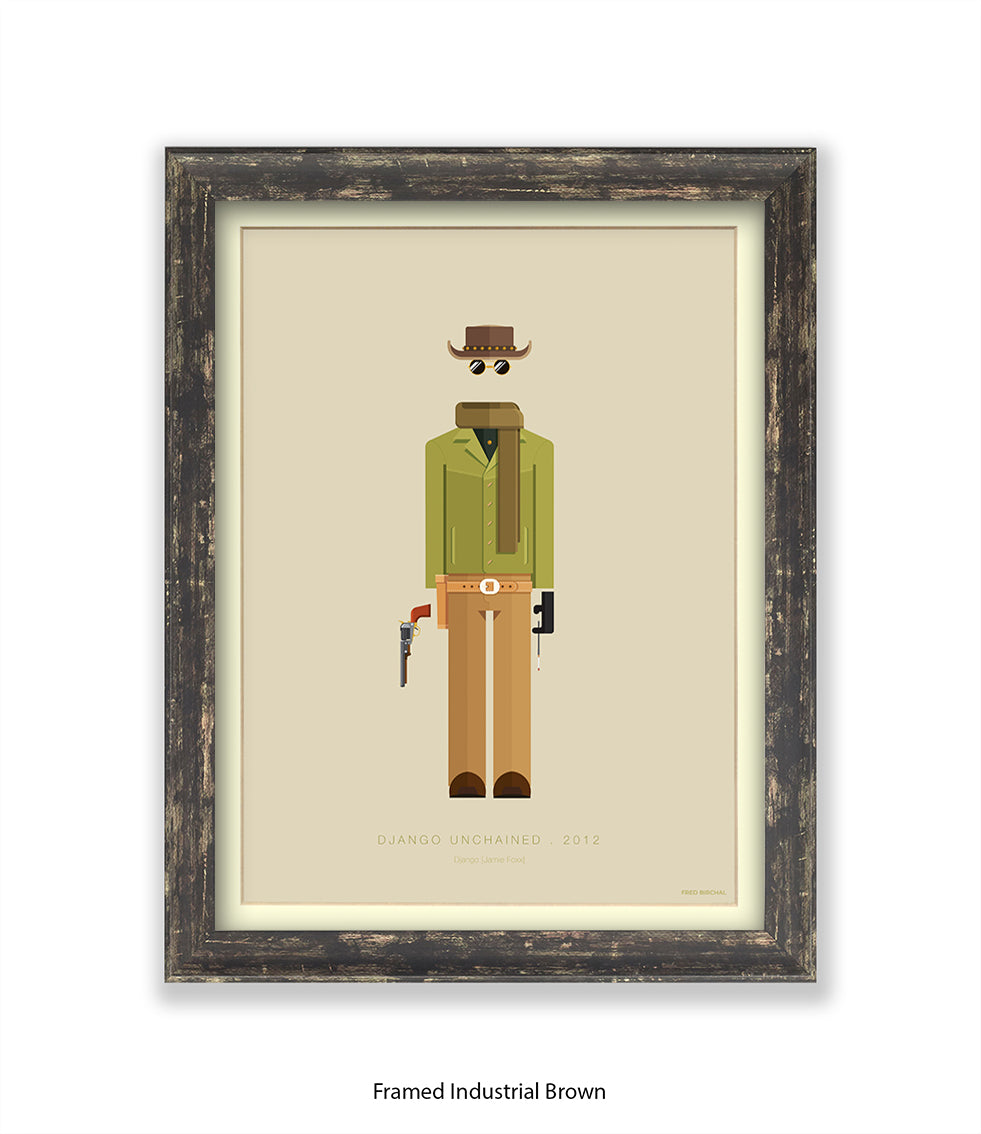 Django Unchained Fred Birchal Art Print
