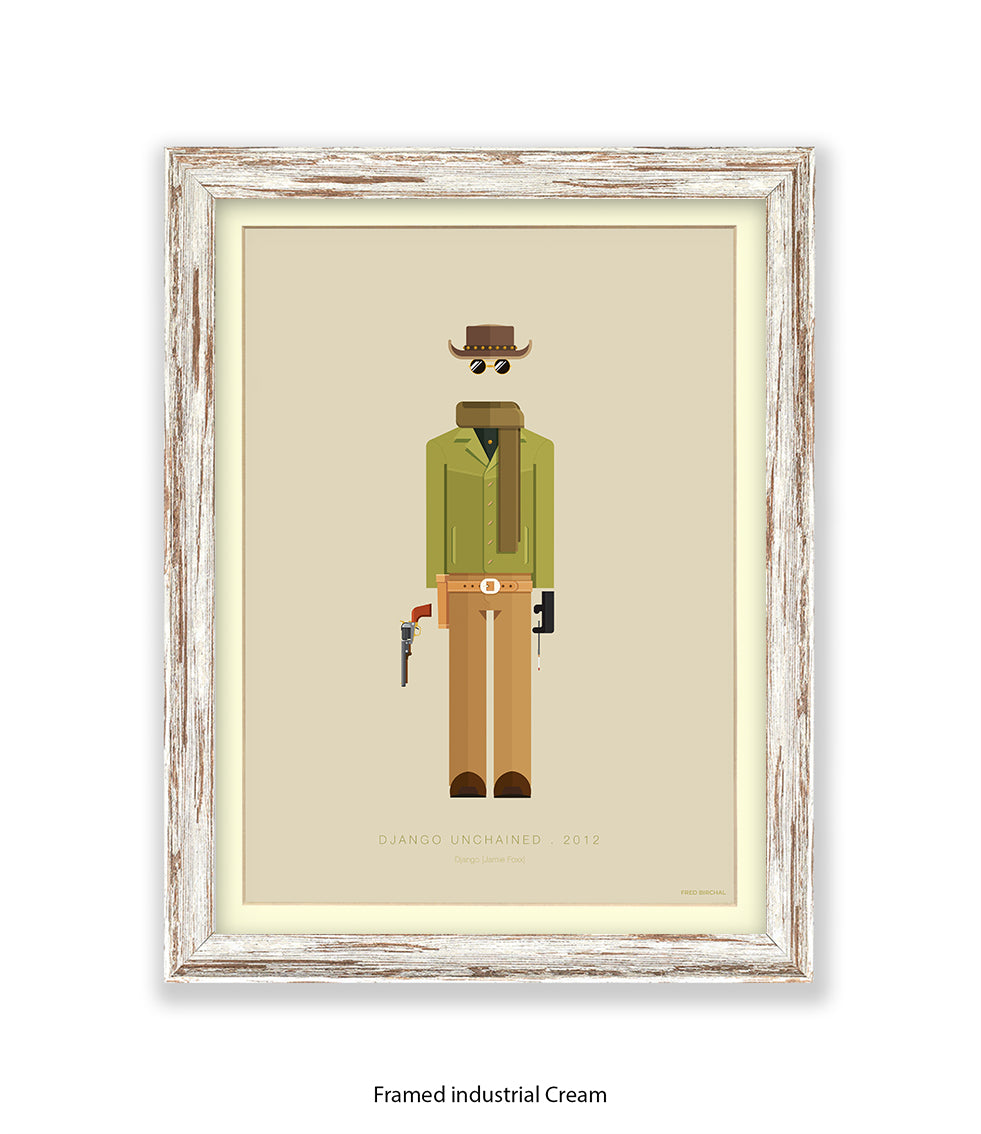 Django Unchained Fred Birchal Art Print