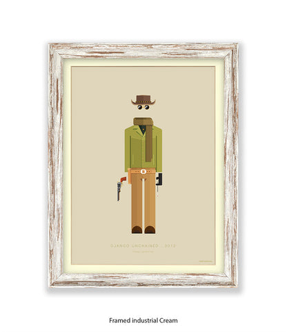Django Unchained Fred Birchal Art Print