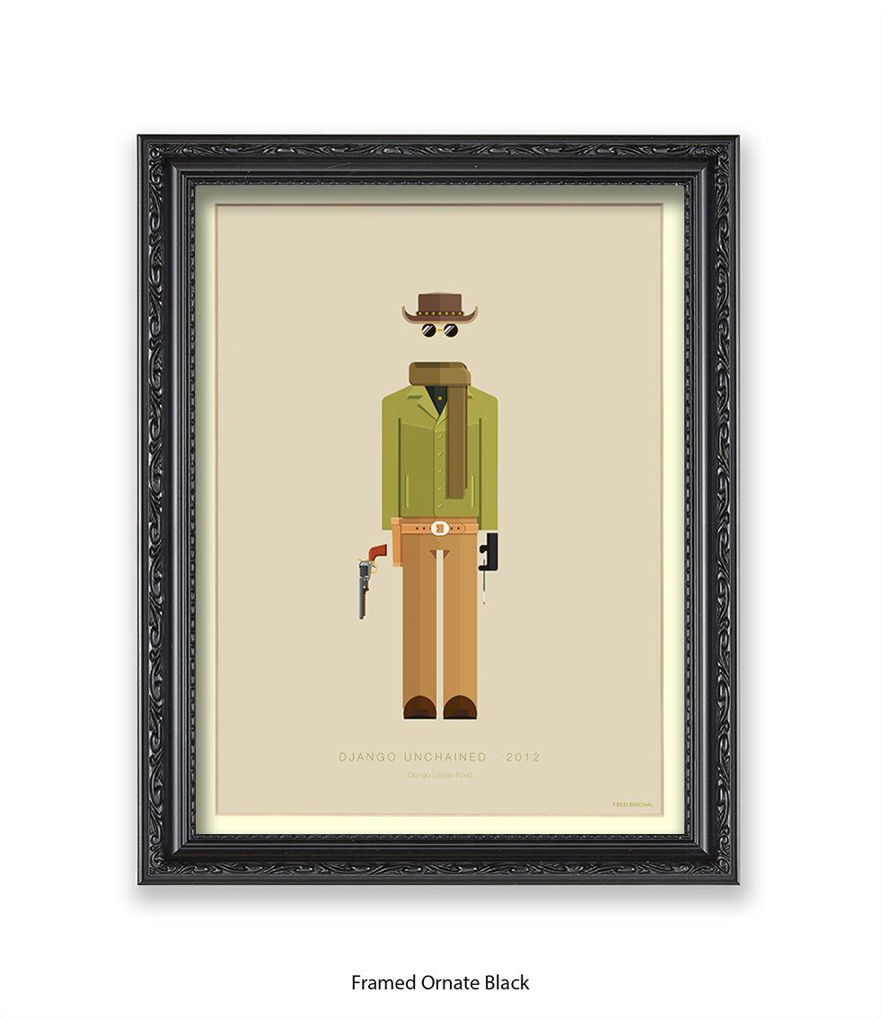 Django Unchained Fred Birchal Art Print
