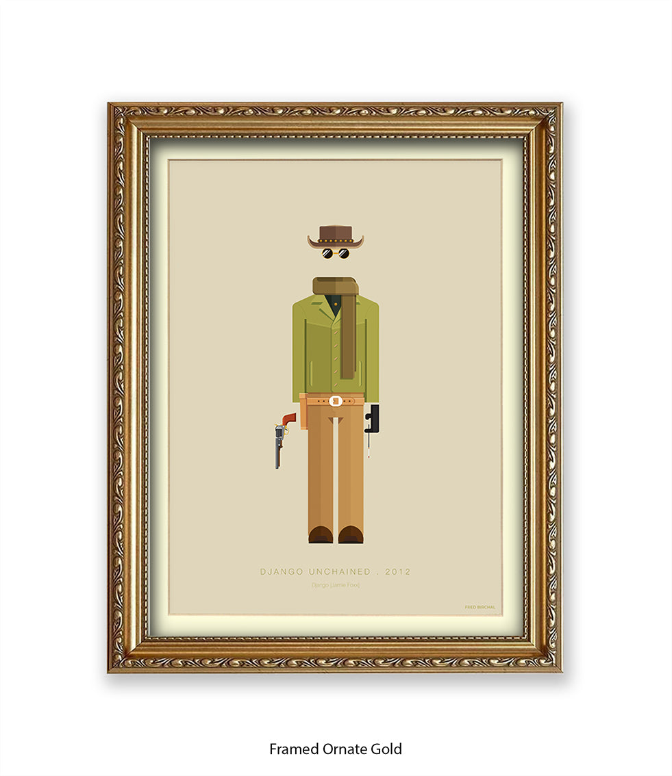 Django Unchained Fred Birchal Art Print