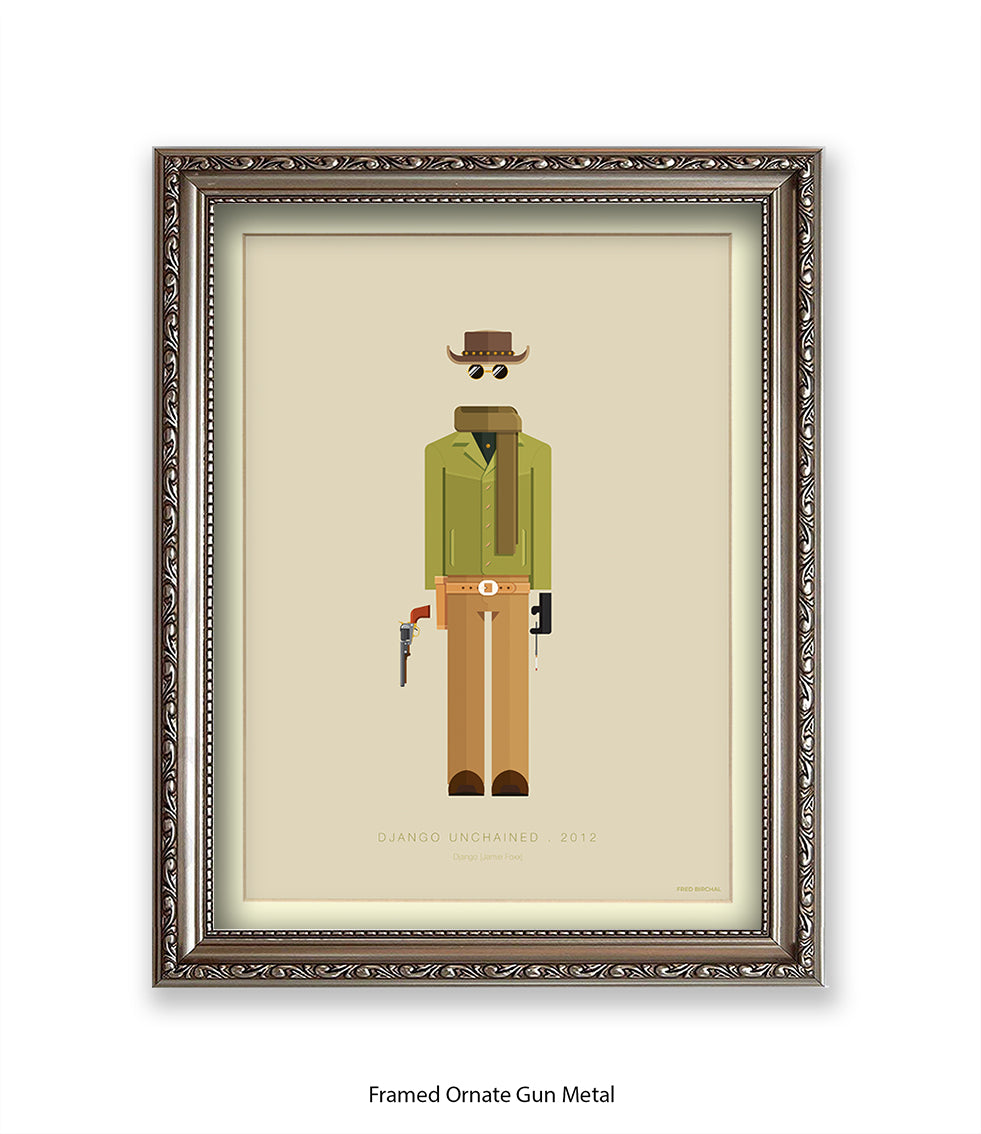 Django Unchained Fred Birchal Art Print