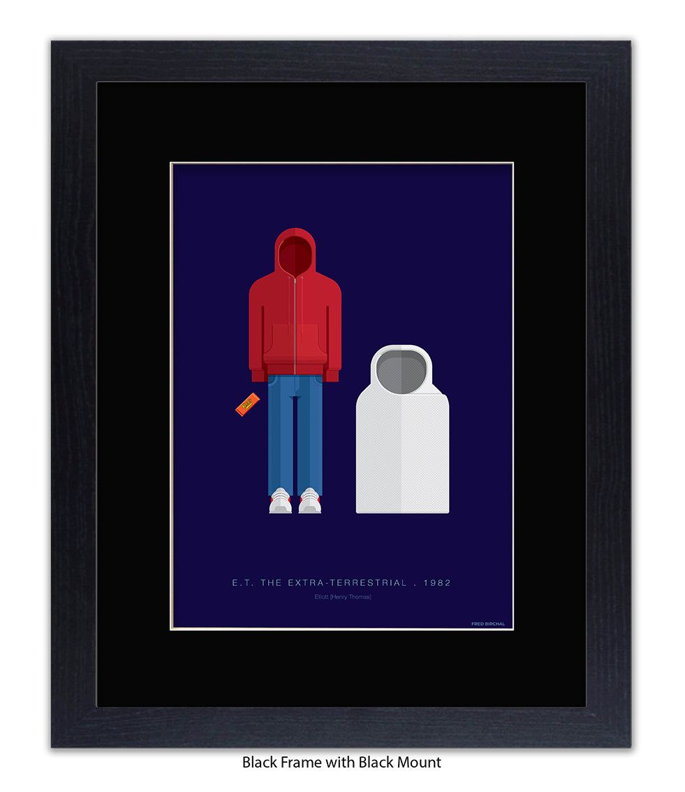 E.T. The Extra Terrestrial Fred Birchal Art Print