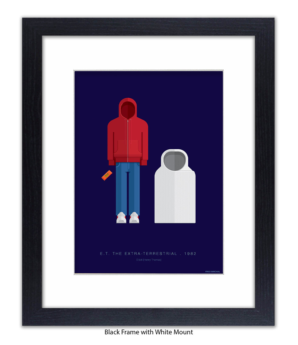 E.T. The Extra Terrestrial Fred Birchal Art Print