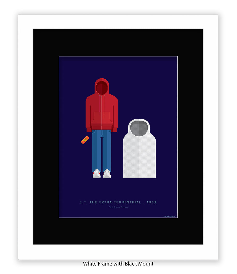 E.T. The Extra Terrestrial Fred Birchal Art Print