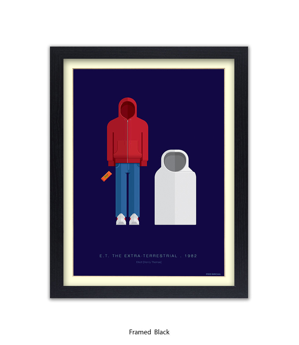 E.T. The Extra Terrestrial Fred Birchal Art Print