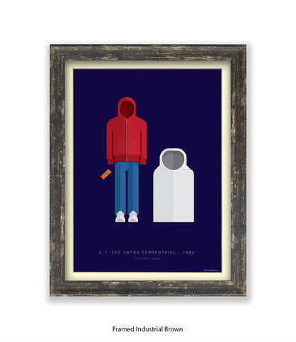 E.T. The Extra Terrestrial Fred Birchal Art Print