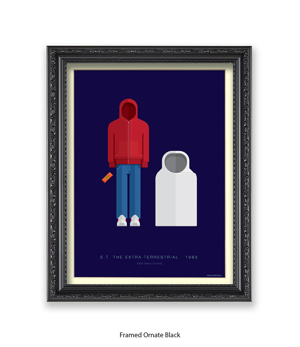 E.T. The Extra Terrestrial Fred Birchal Art Print