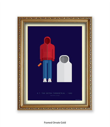 E.T. The Extra Terrestrial Fred Birchal Art Print