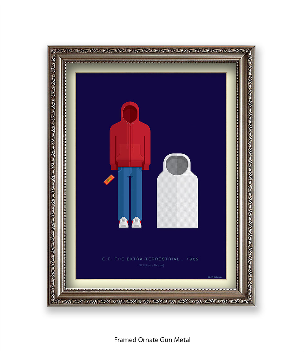 E.T. The Extra Terrestrial Fred Birchal Art Print