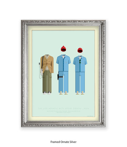 Life Aquatic Characters Fred Birchal Art Print