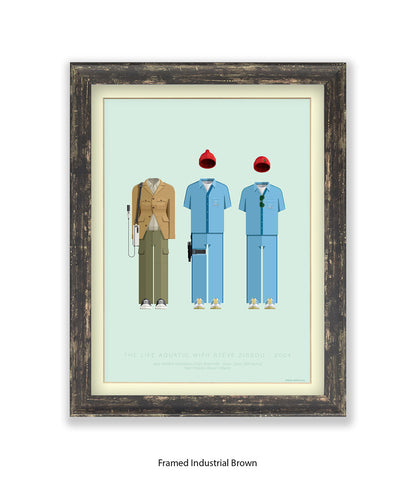 Life Aquatic Characters Fred Birchal Art Print