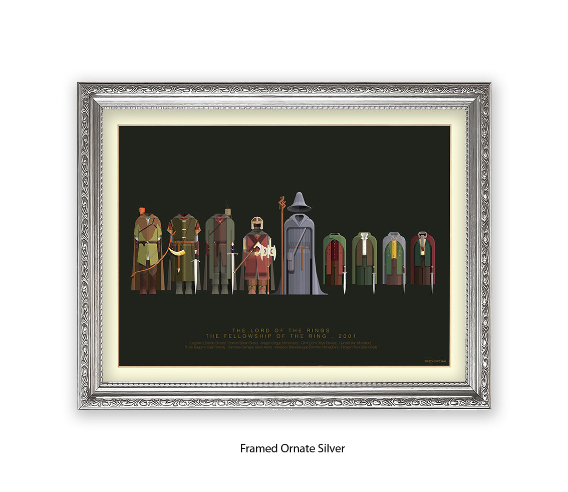 Lord of The Rings - Fellowship  Fred Birchal Art Print