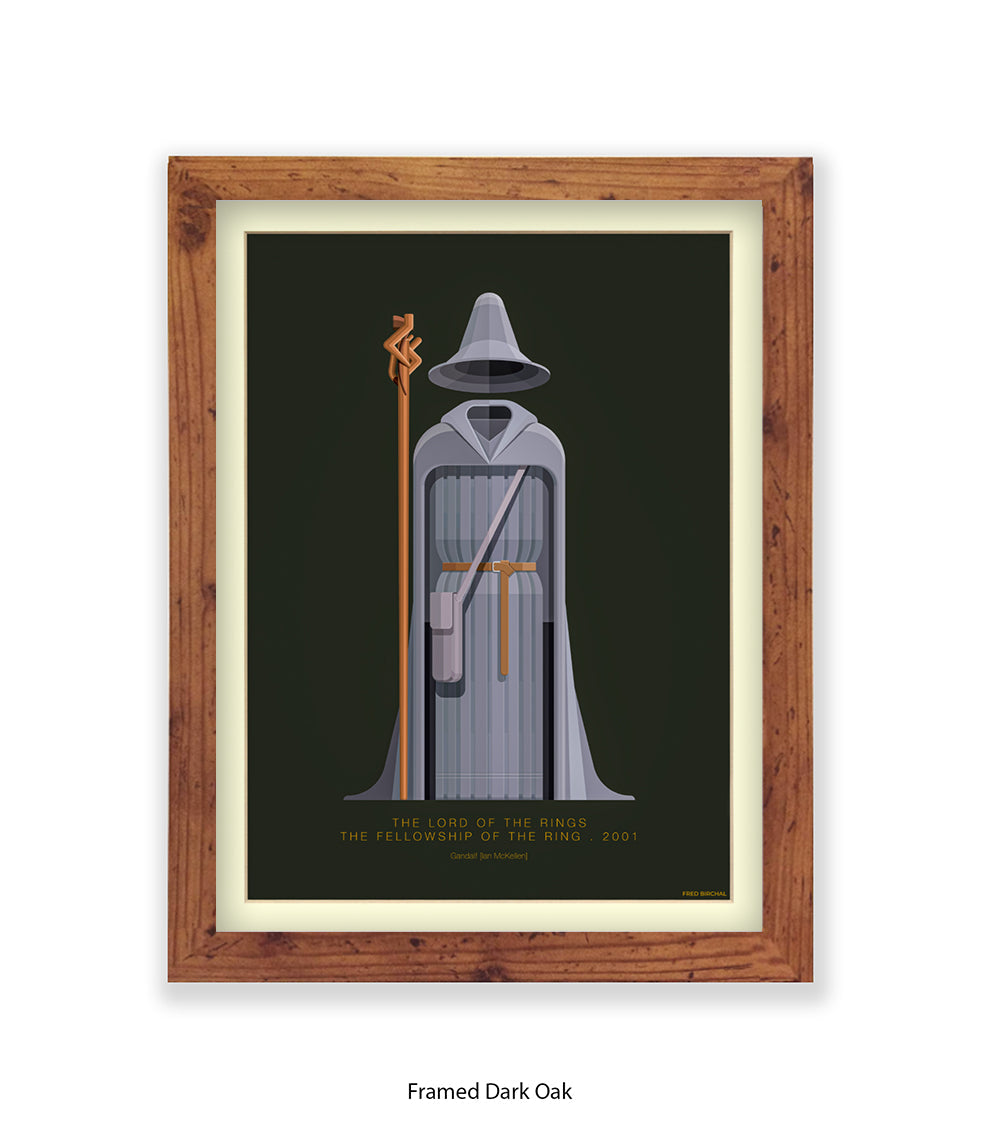 Gandalf Fred Birchal Art Print