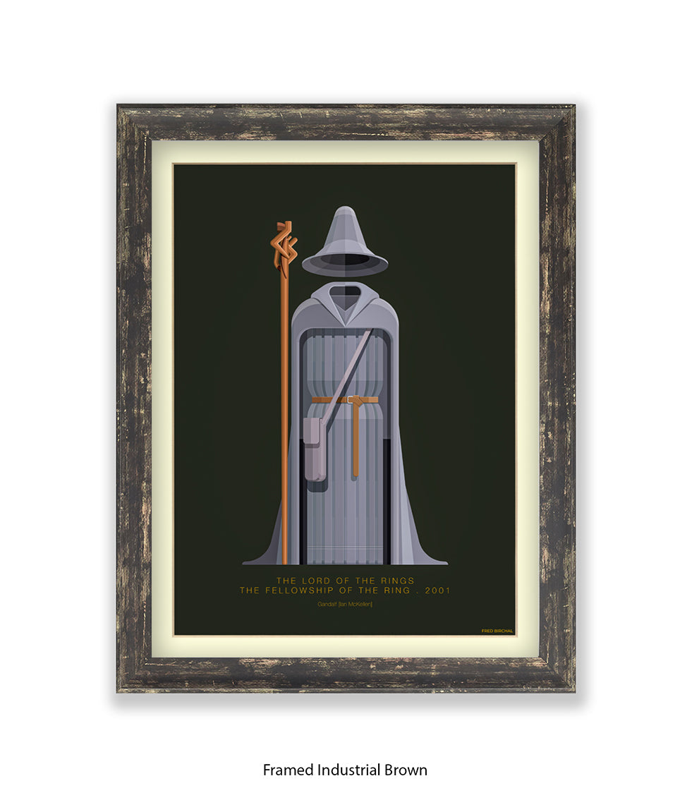Gandalf Fred Birchal Art Print