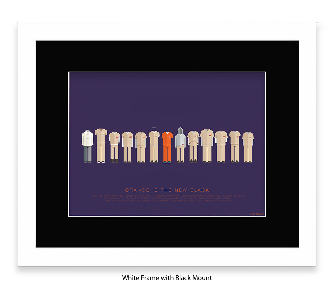 Orange Is The New Black  Group Fred Birchal Art Print
