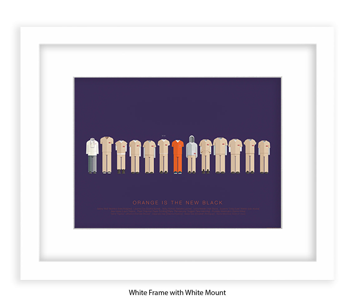 Orange Is The New Black  Group Fred Birchal Art Print