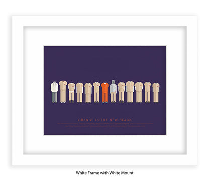 Orange Is The New Black  Group Fred Birchal Art Print