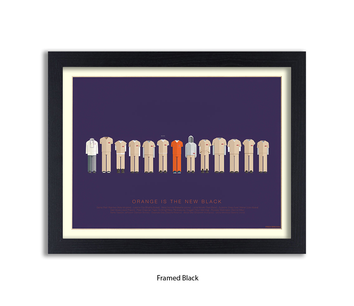Orange Is The New Black  Group Fred Birchal Art Print