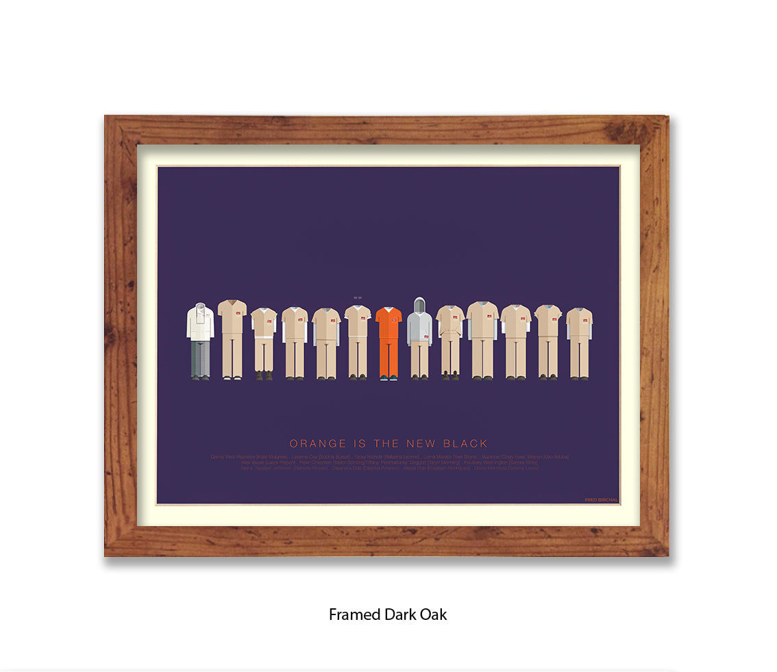 Orange Is The New Black  Group Fred Birchal Art Print