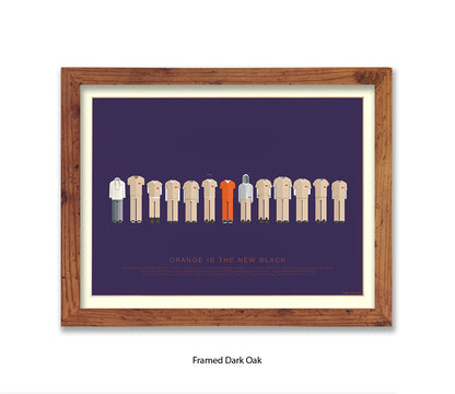 Orange Is The New Black  Group Fred Birchal Art Print