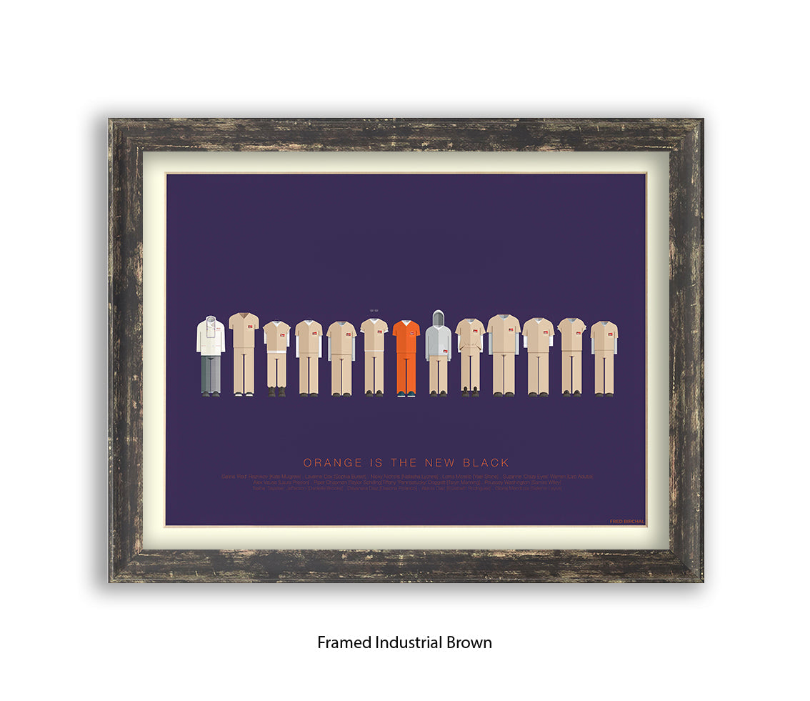 Orange Is The New Black  Group Fred Birchal Art Print