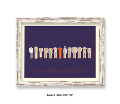 Orange Is The New Black  Group Fred Birchal Art Print