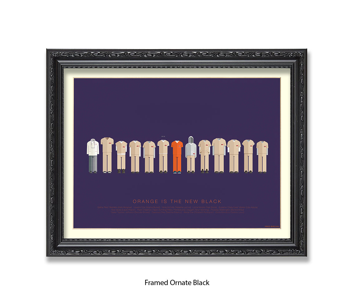 Orange Is The New Black  Group Fred Birchal Art Print