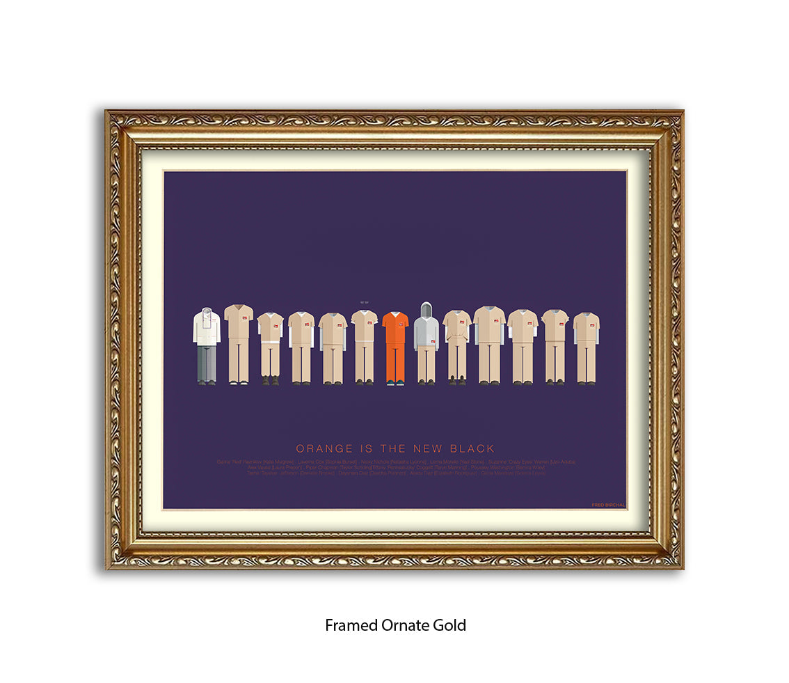 Orange Is The New Black  Group Fred Birchal Art Print
