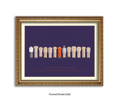 Orange Is The New Black  Group Fred Birchal Art Print