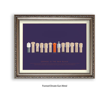 Orange Is The New Black  Group Fred Birchal Art Print