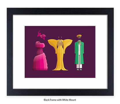 Pose - 3 Characters  Fred Birchal Art Print