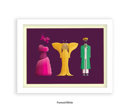 Pose - 3 Characters  Fred Birchal Art Print