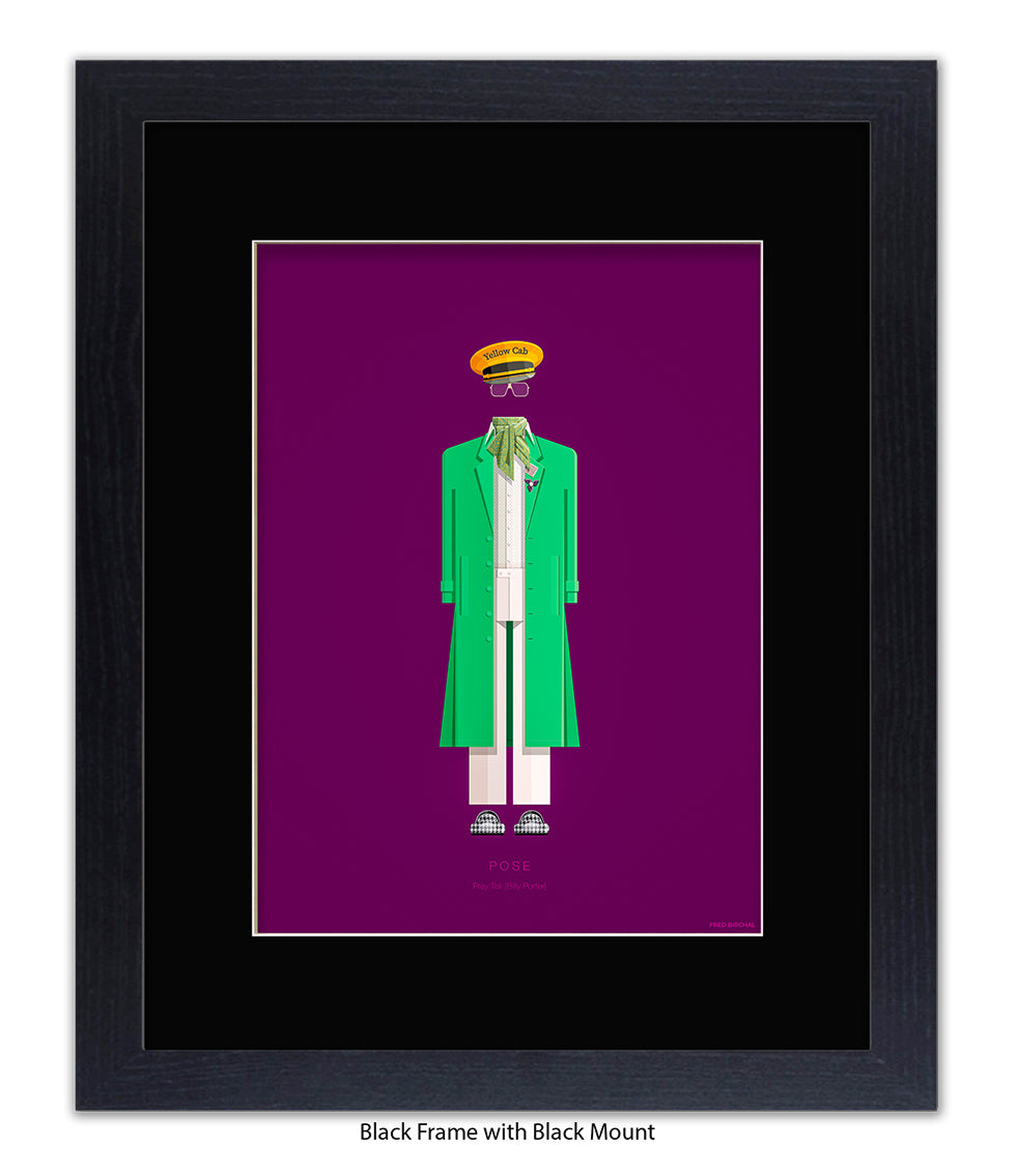 Pose  Pray Tell  Green Jacke Fred Birchal Art Print
