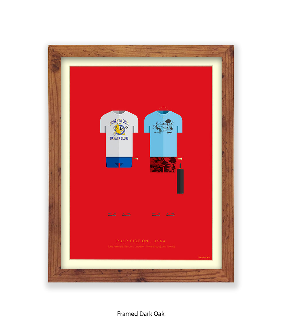 Pulp Fiction Shorts Fred Birchal Art Print