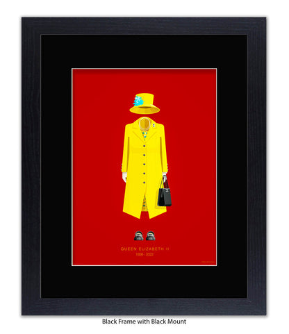 Queen Elizabeth II - Fred Birchal Art Print