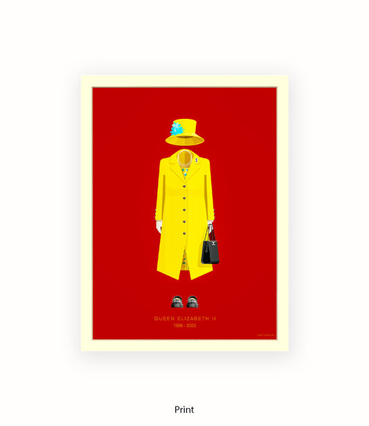 Queen Elizabeth II - Fred Birchal Art Print