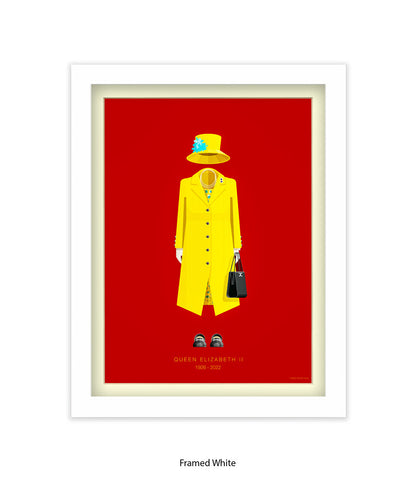 Queen Elizabeth II - Fred Birchal Art Print