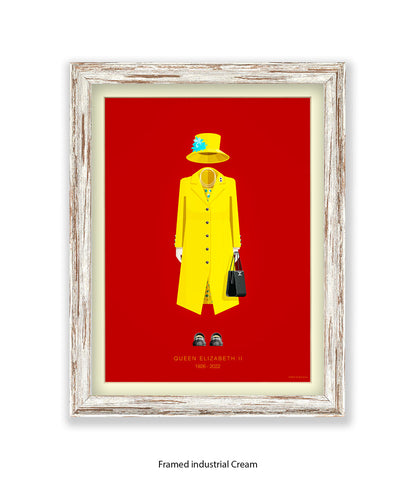 Queen Elizabeth II - Fred Birchal Art Print