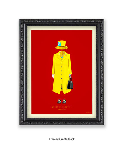 Queen Elizabeth II - Fred Birchal Art Print