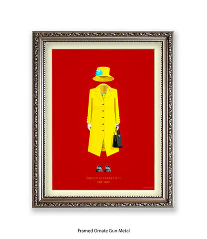 Queen Elizabeth II - Fred Birchal Art Print