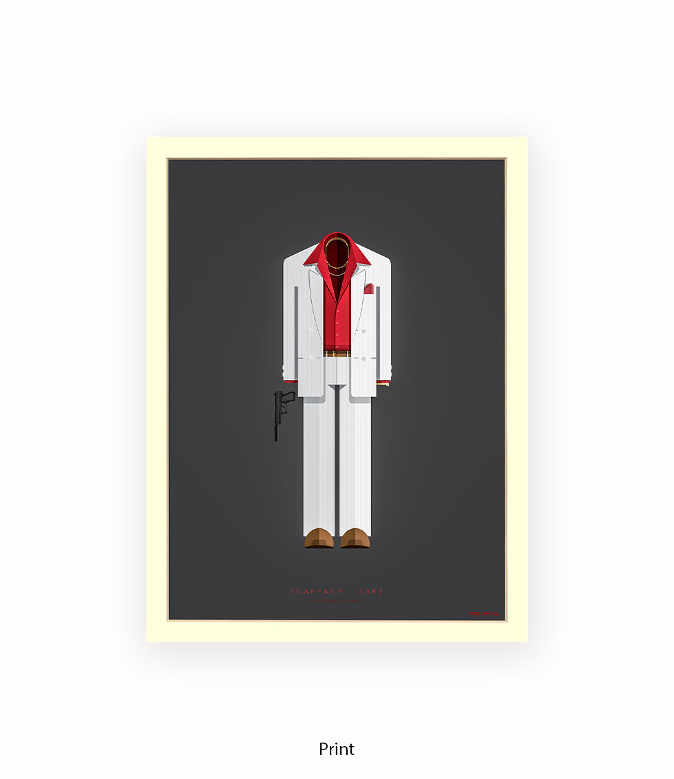Scarface Fred Birchal Art Print