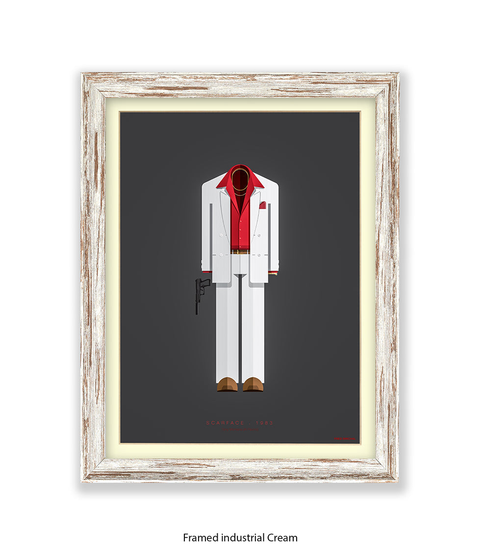Scarface Fred Birchal Art Print