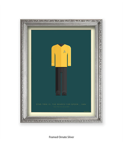 Star Trek III Captain Hikaru Yellow Top Fred Birchal Art Print