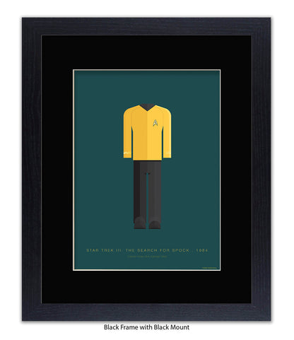 Star Trek III Captain Hikaru Yellow Top Fred Birchal Art Print