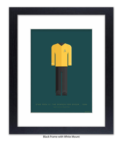 Star Trek III Captain Hikaru Yellow Top Fred Birchal Art Print