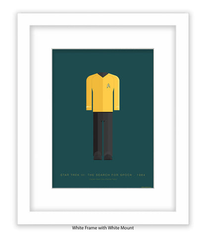 Star Trek III Captain Hikaru Yellow Top Fred Birchal Art Print