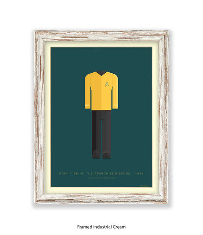Star Trek III Captain Hikaru Yellow Top Fred Birchal Art Print